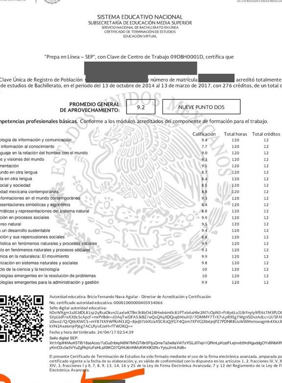 Guía Paso A Paso Para Verificar La Autenticidad De Tu Certificado De Preparatoria En México 0784